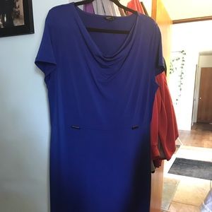 Blue Dress with rivet details